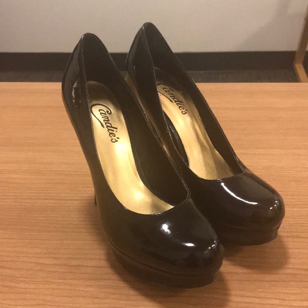 Black 5” heels